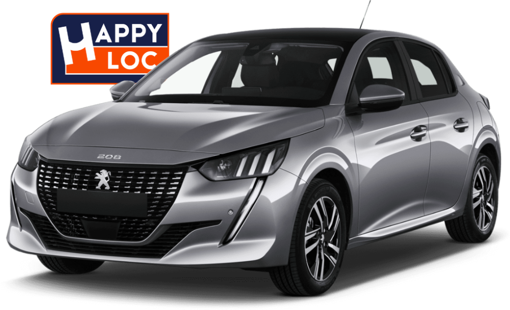Voiture de location Peugeot 208 chez Happy Loc